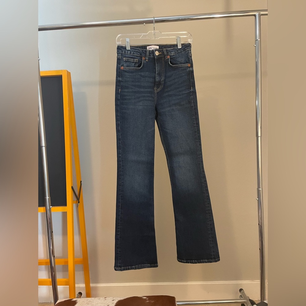 Zara BNWOT Bootcut Dark Wash Denim